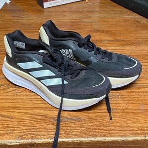 Adidas Women's Lightstrike Adizero Black and White Athletic Shoes